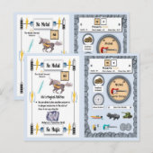 Nix - Nickel Horn Unicorn Game Kaart (Voorkant / Achterkant)