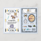 Nix - Nickel Horn Unicorn Game Kaart (Voorkant)