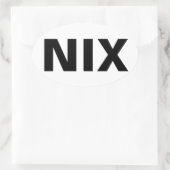NIX OVALE STICKER (Tas)