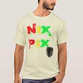 Nix Pix  camera T-shirt (Voorkant)