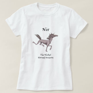 Nix The Nickel Horned Unicorn T-shirt-Shirt T-shirt