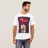 Nixie-buizen vintage poster t-shirt (Voorkant volledig)