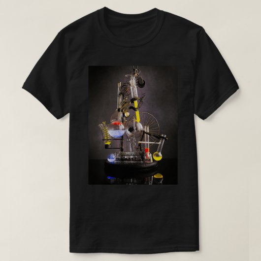 Nixie-klep kalenderjaar 2022 met lichtgevende ampo t-shirt (Design voorkant)