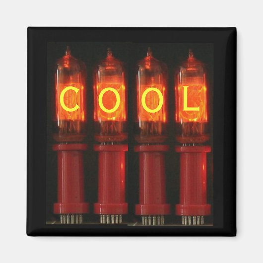 Nixie Tube Magnet (Voorkant)