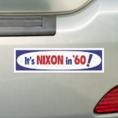 Nixon 1960 Bumpersticker (Op auto)