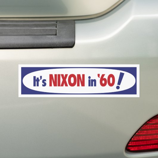 Nixon 1960 Bumpersticker (Op auto)