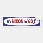 Nixon 1960 Bumpersticker (Voorkant)