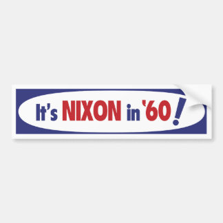 Nixon 1960 Bumpersticker