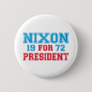 Nixon 1972 verkiezing ronde button 5,7 cm