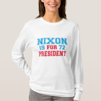 Nixon 1972 verkiezing t-shirt