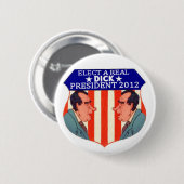 Nixon 2012-toets ronde button 5,7 cm (Voorkant /achterkant)