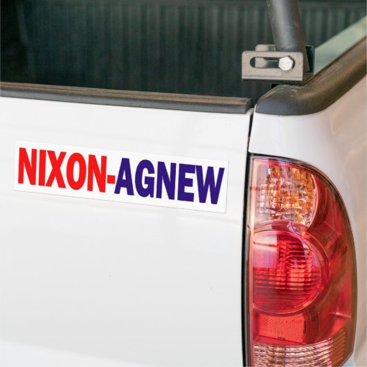 Nixon Agnew Bumpersticker 1968 (Op Truck)