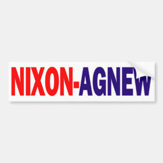 Nixon Agnew Bumpersticker 1968