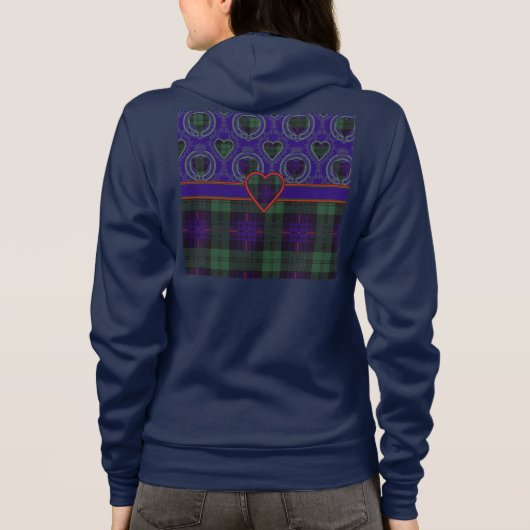 Nixon clan Pset Scottish kilt tartan Hoodie (Achterkant)