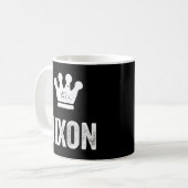 Nixon, de koningskroon van Nixon, heet Nixon Koffiemok (Voorkant links)