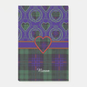 Nixon familie clan Pset Scottish kilt tartan Post-it® Notes (Voorkant)