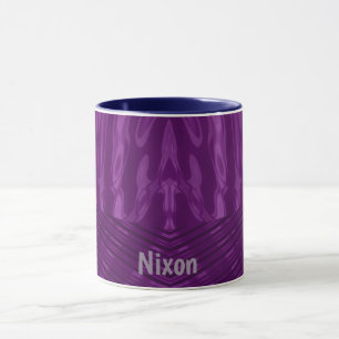 NIXON ~ GLANZEND 3D Glanzend Paarse Blauw ~ Mok