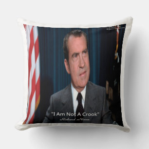 Nixon & I Am Not A Crook Katoenen Kussen