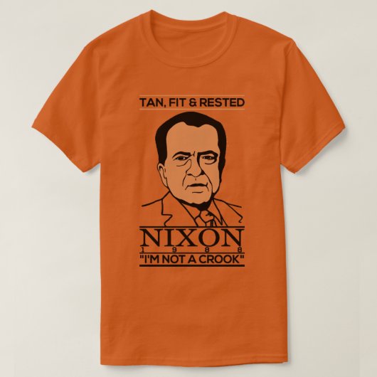 Nixon Im Not a Crook 1988 T-shirt (Design voorkant)