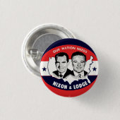 Nixon-Lodge jugate - Button (Voorkant /achterkant)