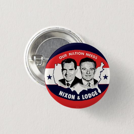 Nixon-Lodge jugate - Button (Voorkant /achterkant)