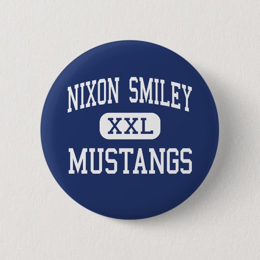 Nixon - Mustangs - High - Nixon Texas Ronde Button 5,7 Cm (Voorkant)