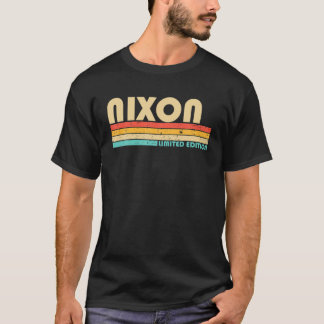 NIXON Name Personalized Funny Retro  Birthd T-shirt