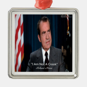Nixon & Niet Een Boef Quote Metalen Ornament