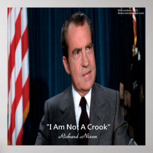 Nixon & Niet Een Boef Quote Poster