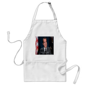 Nixon & Niet Een Boef Quote Standaard Schort