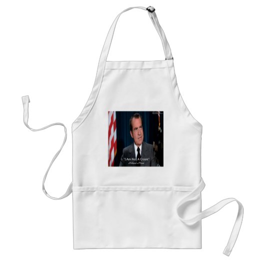 Nixon & Niet Een Boef Quote Standaard Schort (Voorkant)