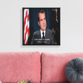 Nixon & Not A Crook Quote Canvasprint Canvas Afdruk (Insitu (Woonkamer))