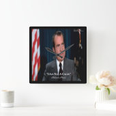 Nixon & Not A Crook Quote Wandklok (Huis)