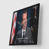 Nixon & Not A Crook Quote Wandklok (Hoek)