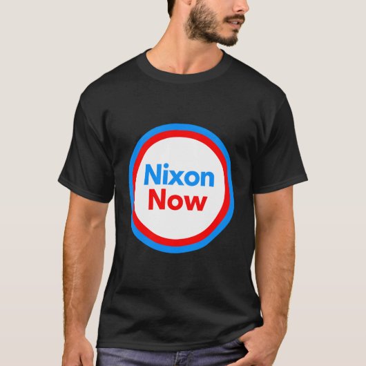 Nixon nu 1972 campagne t-shirt (Voorkant)