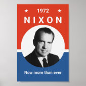 Nixon - nu meer dan ooit - 1972 poster (Voorkant)