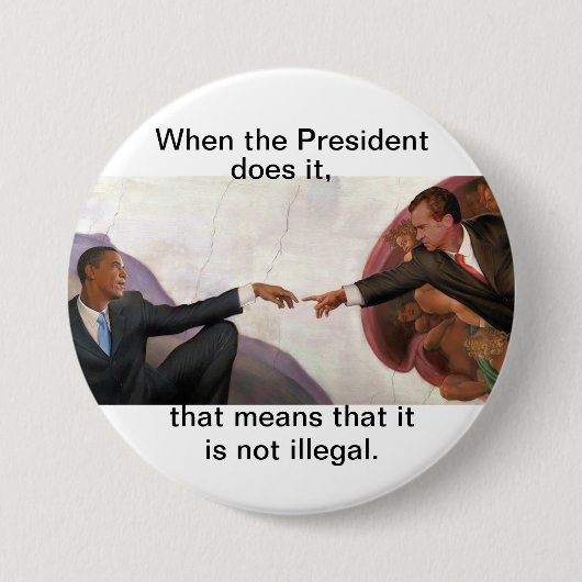 Nixon & Obama: Soul Mates Ronde Button 7,6 Cm (Voorkant)