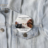 Nixon & Obama: Soul Mates Ronde Button 7,6 Cm (In situ)