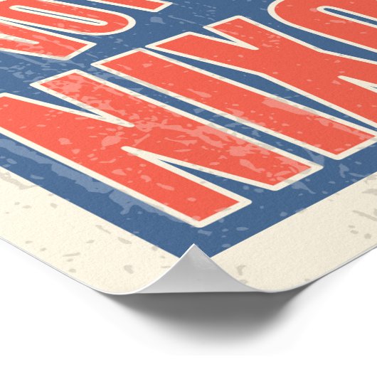 Nixon, rol met poster (Hoek)