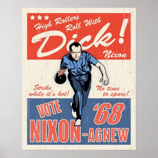 Nixon, rol met poster (Voorkant)