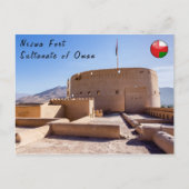 Nizwa Fort in Nizwa, Oman Briefkaart (Voorkant)
