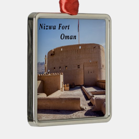 Nizwa Fort in Nizwa, Oman Metalen Ornament (Rechts)