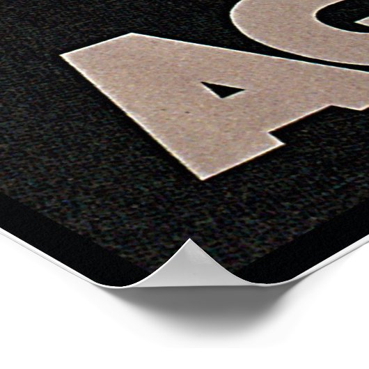 Nizzoli Agrigento Sicilië Italië Poster (Hoek)