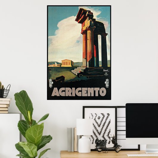 Nizzoli Agrigento Sicilië Italië Poster (Thuiskantoor)
