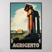 Nizzoli Agrigento Sicilië Italië Poster (Voorkant)