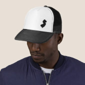 NJ - Black Trucker Hat Trucker Pet (In situ)