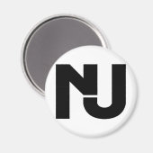 NJ Graphic Magneet (Voorkant / Achterkant)