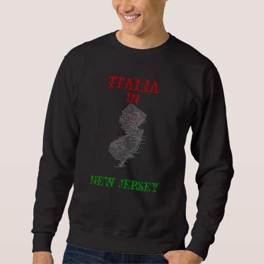 NJ, ITALIA, IN, New Jersey Trui (Voorkant)