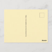 NJ Map of Beaches Bordered Postcard Briefkaart (Achterkant)