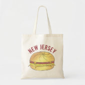 NJ New Jersey Pork Roll Breakfast Egg Sandwich Tote Bag (Voorkant)